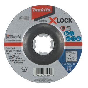 Disco de desbaste X-Lock, 115 x 6,0 mm, A36P