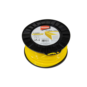 Makita Hilo de nylon cuadrado, 3,0 mm x 132 m · E-02892