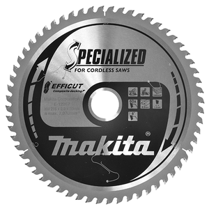 Disco sierra circular , Efficut T.C.T, 216 x 30 mm, 60 D 