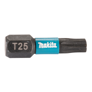 Makita Punta Impact Black, T25, 25 mm, 25 pcs · E-12398