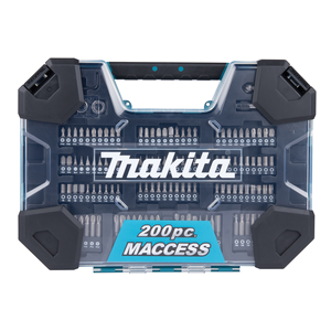 MACCESS set boor- en schroefbits, 200 stuks