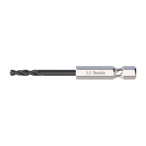HSS TiAln Metal Impact Drill Bit, 3.2x67mm