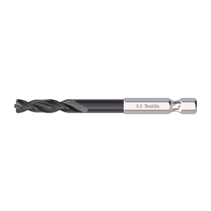 HSS TiAln Metal Impact Drill Bit 6x80mm