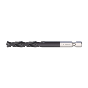 HSS TiAln Metal Impact Drill Bit 7x89mm