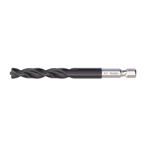 HSS TiAln Metal Impact Drill Bit, 8.0X95mm