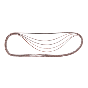 Sanding belt 6 x 533 mm, 100G, 5 pcs