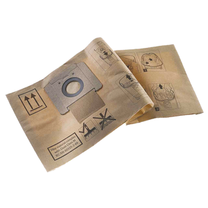 Lot De 10 Sacs Pour Aspirateur Makita CL102D, CL104D, Etc. - Filtre Papier Antibactérien Bleu