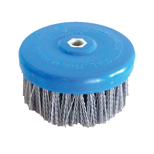 Brosse ronde Ø 150 mm en silicium - M14