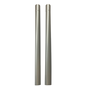 Saugrohr-Set aus Aluminium- 2-teilig Ø 36 mm